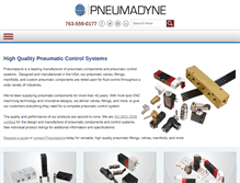 Tablet Screenshot of pneumadyne.com